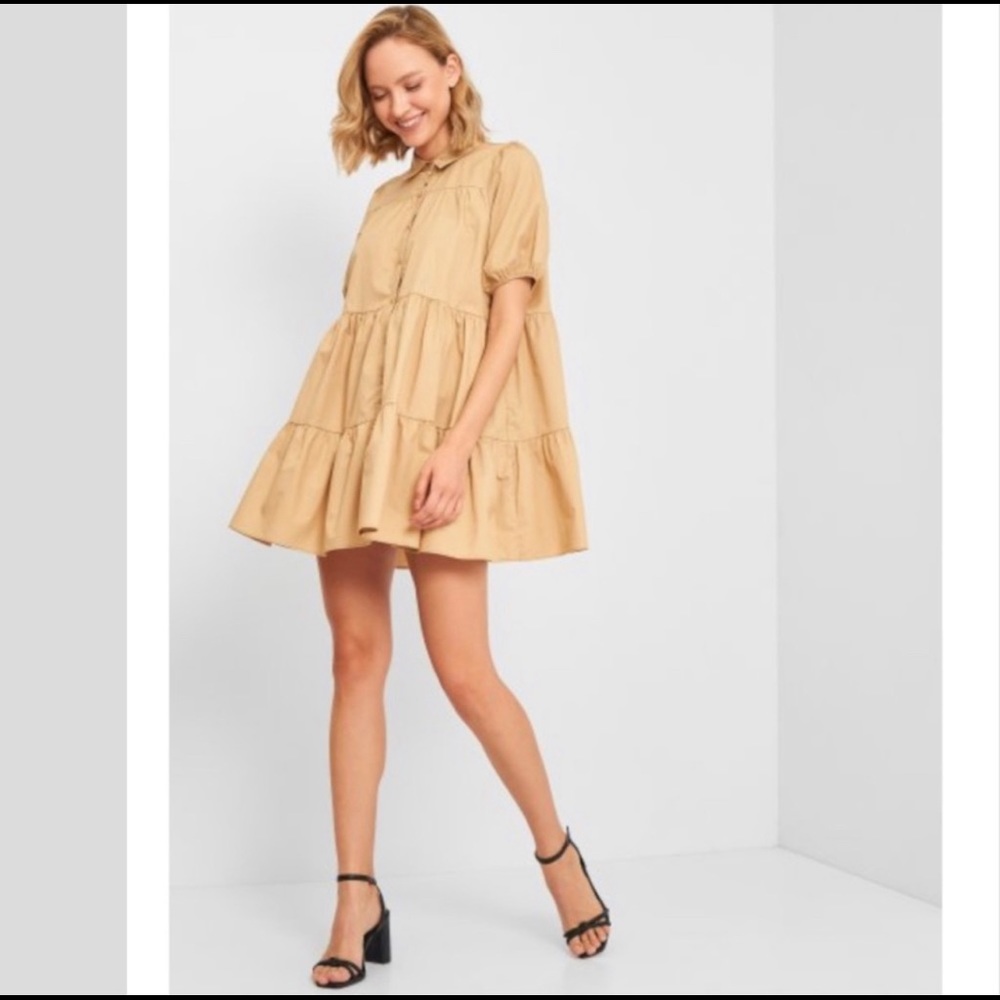 Zara poplin mini dress - Size small